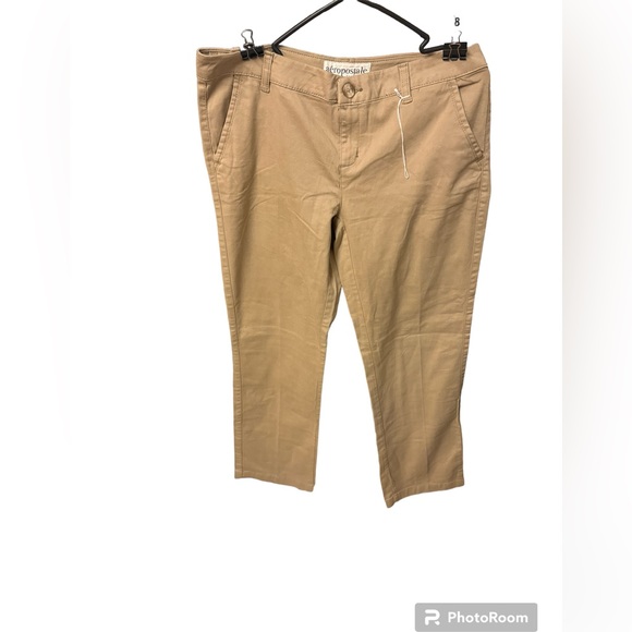 Aeropostale Kaki stretch bootcut pant 11/12 - Picture 1 of 1